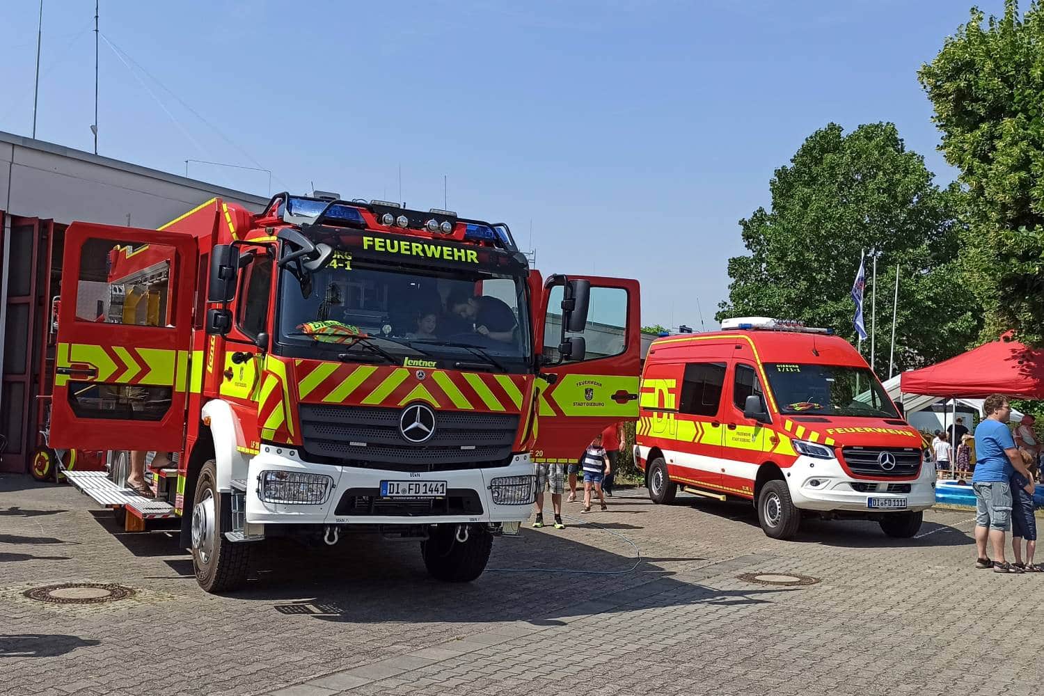 Einsatzfahrzeuge der Feuerwehr Dieburg