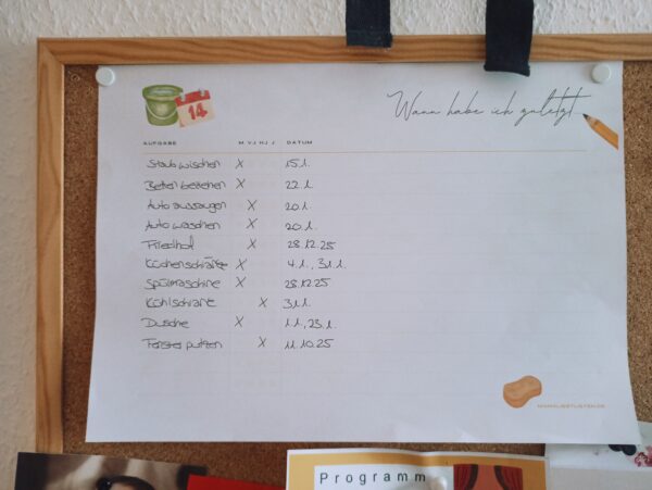 Wie ich heute meinen Haushalt organisiere 2 Mein Wann-habe-ich-zuletzt Layout