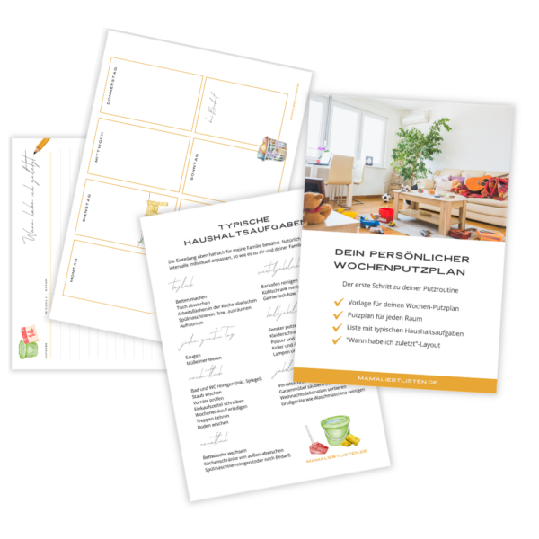 Wie du mit einem Wocheneinkauf Zeit, Geld und Nerven sparst 1 Mockup Freebie Putzroutine
